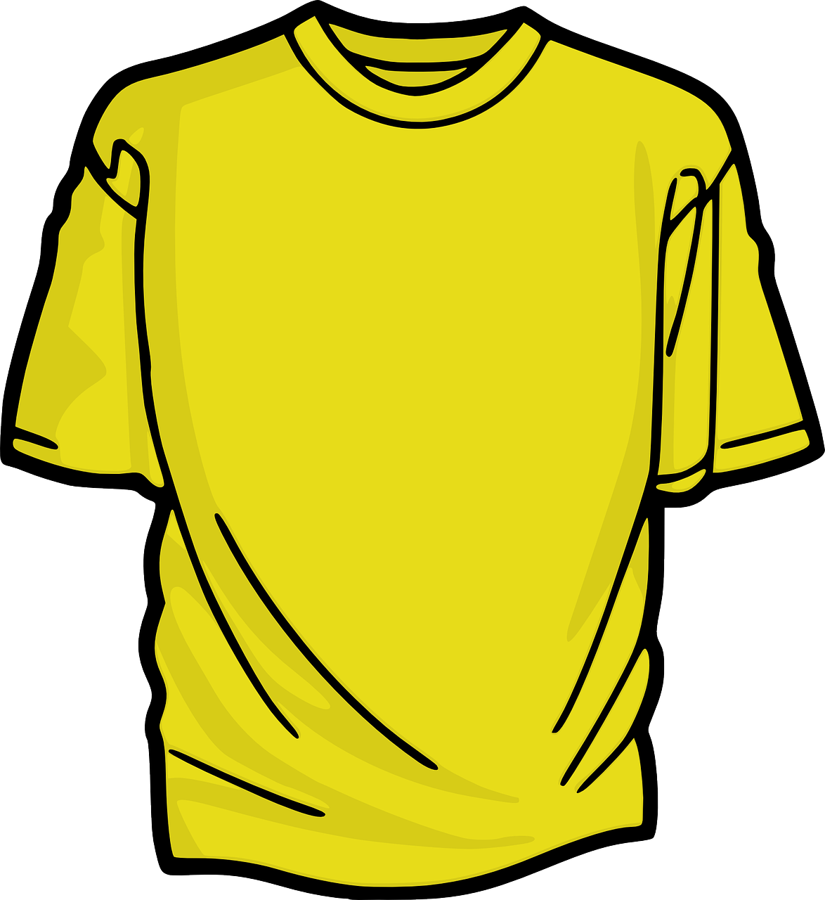 T-Shirt, Marškinėliai, Apranga, Geltona, Nemokama Vektorinė Grafika, Nemokamos Nuotraukos,  Nemokama Licenzija