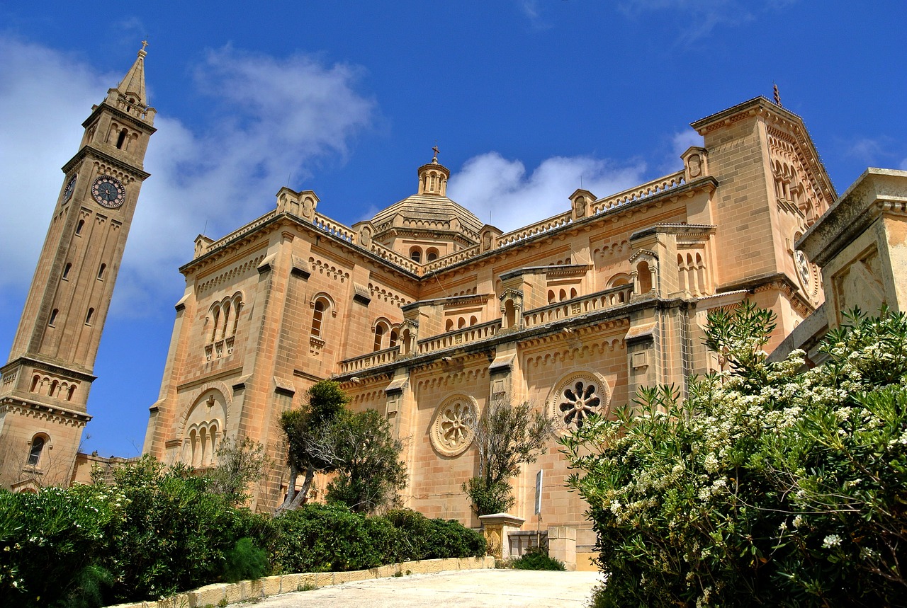 Ta Pinu, Malta, Gozo, Katedra, Bazilika, Katalikų, Bažnyčia, Maltiečių, Europa, Turizmas