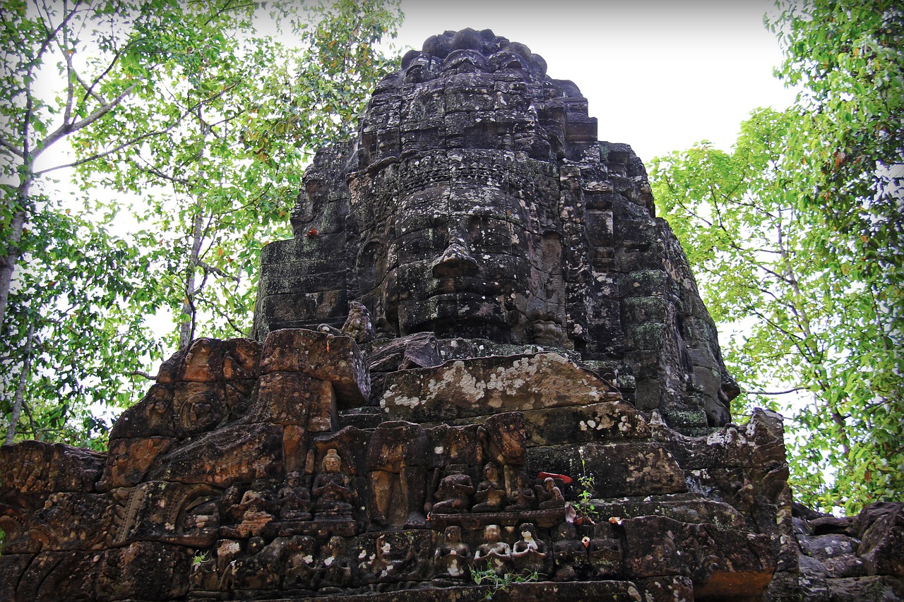 Ta Som Temple, Šventykla, Kelionė, Senovinis, Senas, Gražus, Angkor Wat, Siem Grižti, Kambodža, Asija