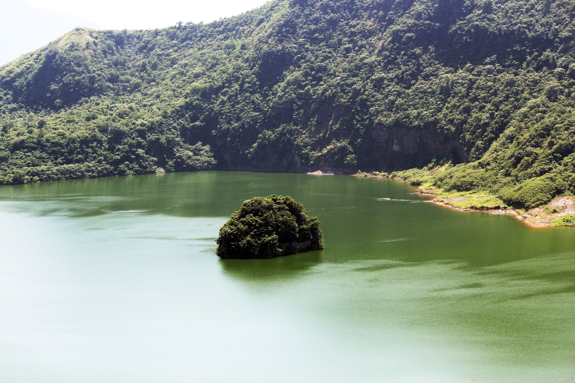 Ežeras,  Taal & Nbsp,  Ežeras,  Vaizdas,  Gamta,  Vanduo,  Medžiai,  Lapai,  Filipinai,  Žolė
