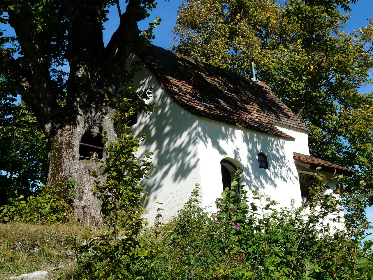 Kortelė Skaityti Koplyčią, Koplyčia, St Leonhard Koplyčia, Saint Leonhard, Praeiti, Rechbergle, Juodas Ragas, Granjegle, Swabian, Alb