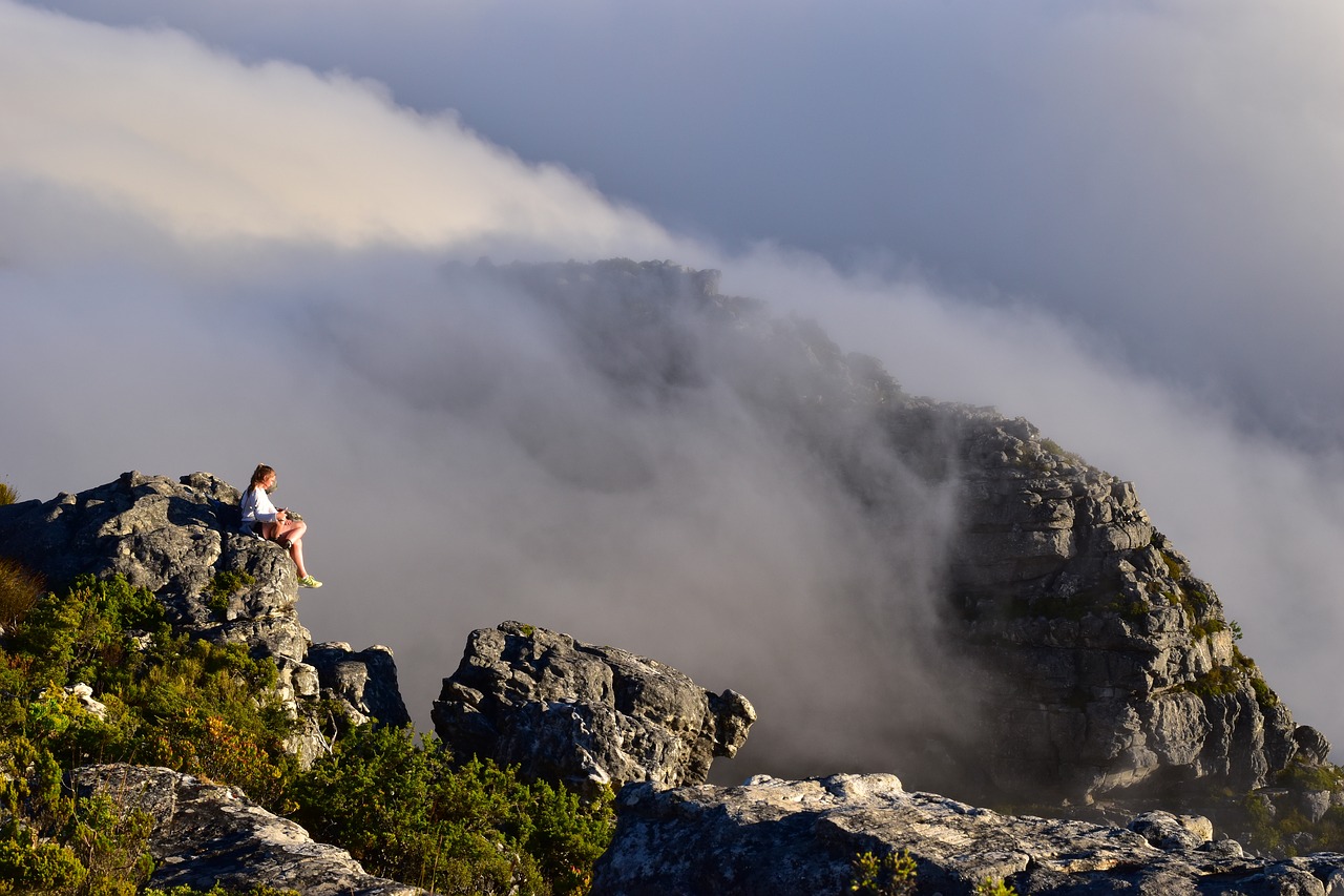 Stalo Kalnas,  Cape Town,  Pietų Afrika,  Gamta,  Panoraminis,  Kraštovaizdis,  Lauke,  Mergaitė,  Be Honoraro Mokesčio, Nemokamos Nuotraukos