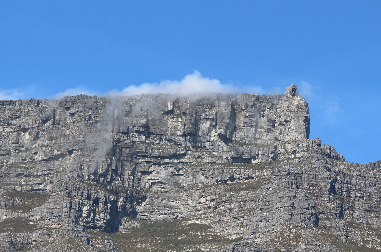 Stalo Kalnas, Cape Town, Pietų Afrika, Panorama, Dangus, Regėjimas, Plato, Nemokamos Nuotraukos,  Nemokama Licenzija
