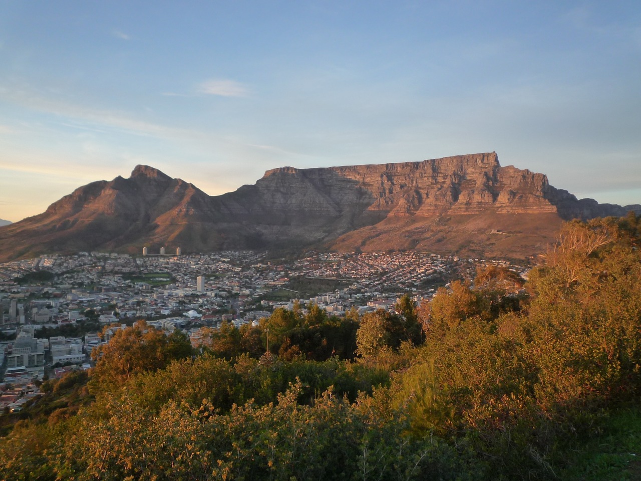 Stalo Kalnas, Cape Town, Pietų Afrika, Kalnas, Viršūnė, Afrika, Į Pietus, Jūra, Miestas, Turizmas
