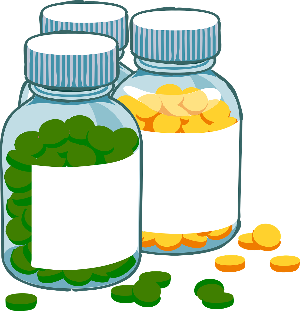 Tabletės, Tabletes, Vaistas, Meds, Narkotikai, Farmacijos, Vaistinė, Medicina, Geltona, Žalias