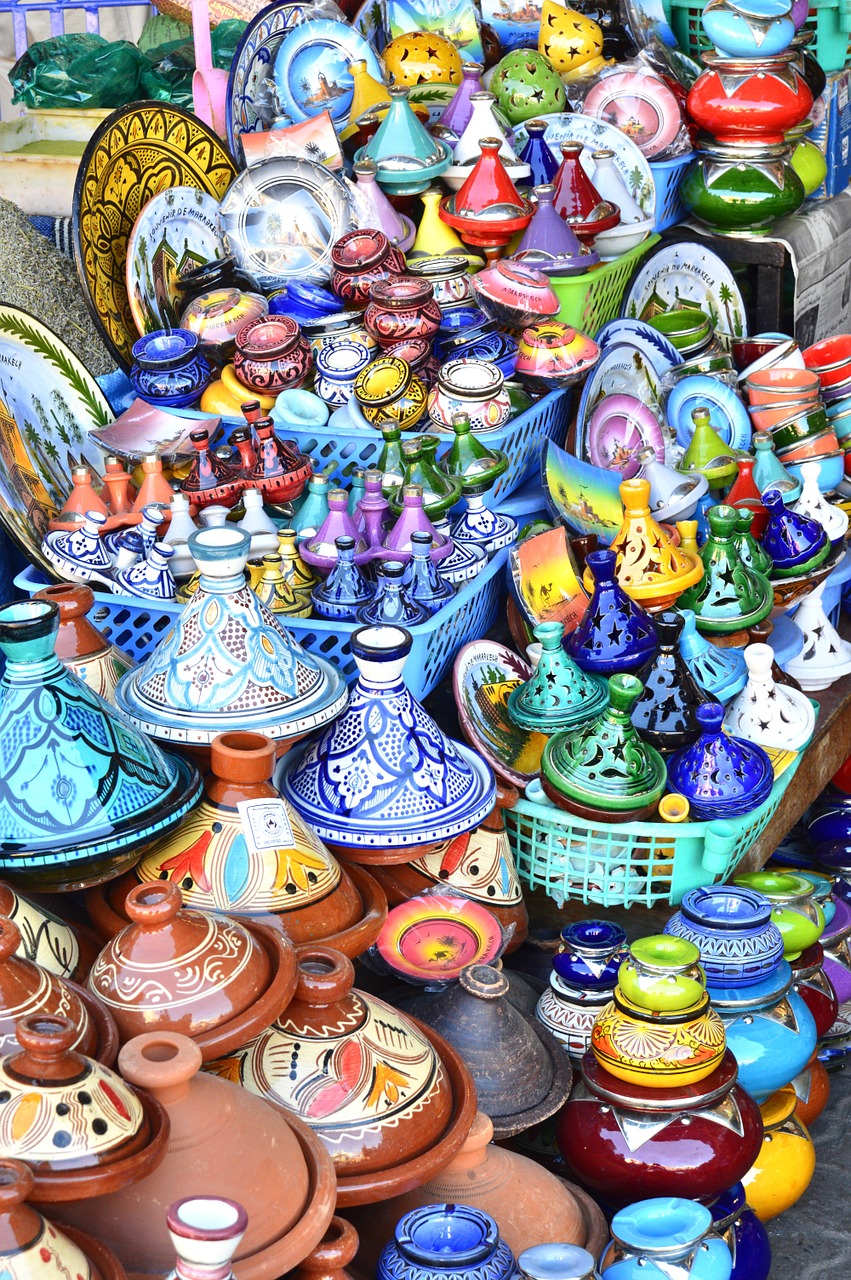 Tagine, Marokas, Marrakesh, Afrika, Marokas, Kulinarijos, Arabiškas, Keramika, Tradicinis, Nemokamos Nuotraukos