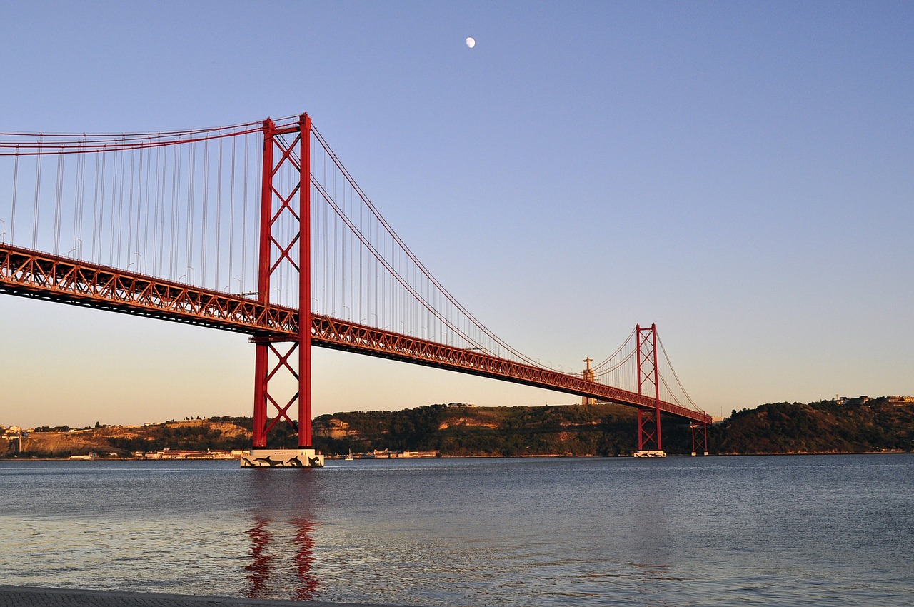 Tagus,  Aušra,  Portugal,  Kelionė,  Miesto,  Miesto Panorama,  Lisbonas,  Tiltas,  Kapitalas, Nemokamos Nuotraukos