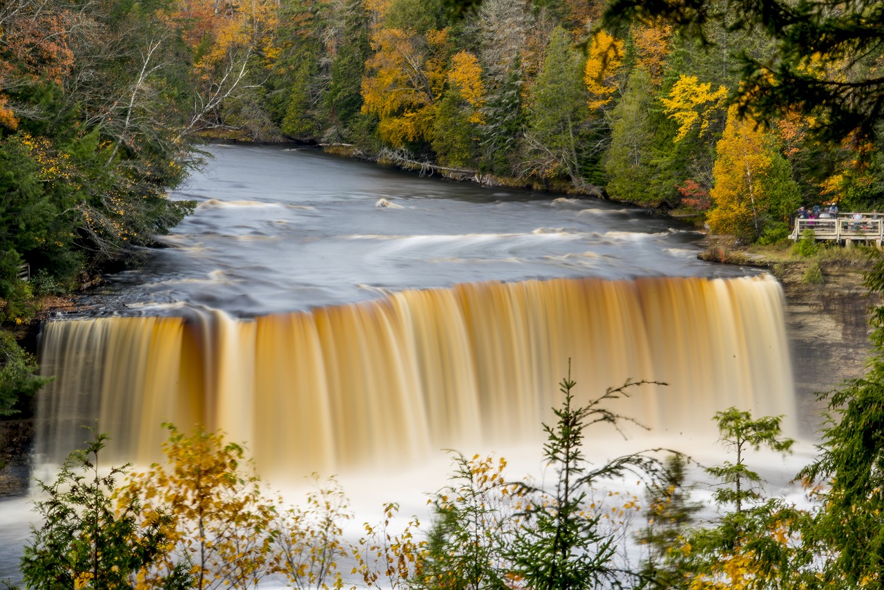 Tahquamenon Patenka,  Krioklys,  Vaizdingas,  Michigan,  Pobūdį,  Kraštovaizdis,  Vandens,  Lauke,  Srautas,  Kriokliai