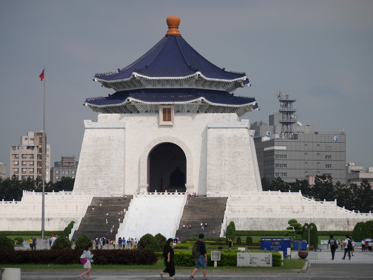 Taipei, Taivanas, Architektūra, Chiang Kai-Shek Memorialinė Salė, Kvadratas, Istorinis, Taivanas, Žinomas, Peizažas, Nemokamos Nuotraukos