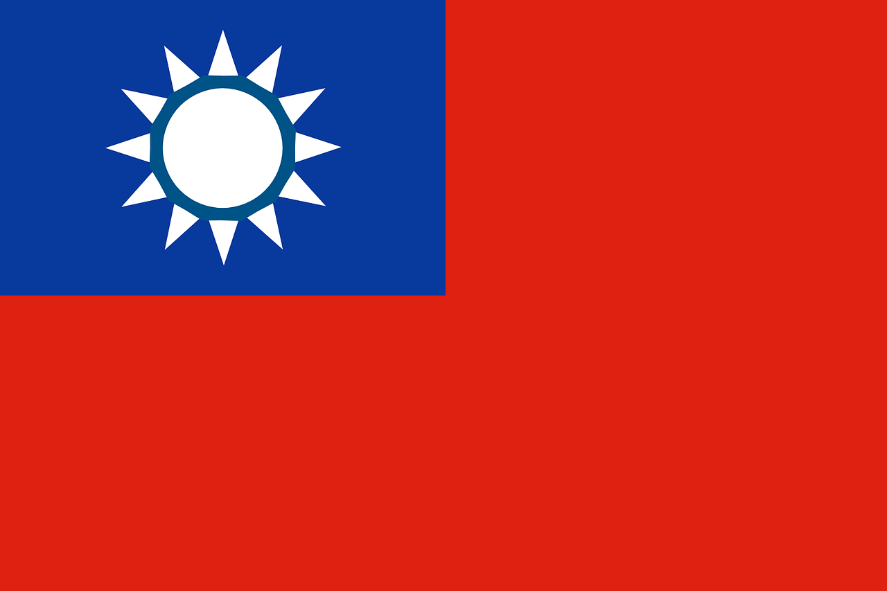 Taivanas, Vėliava, Kinijos Respublika, Taivanas, Šalis, Nacionalinis, Simbolis, Nemokama Vektorinė Grafika, Nemokamos Nuotraukos,  Nemokama Licenzija