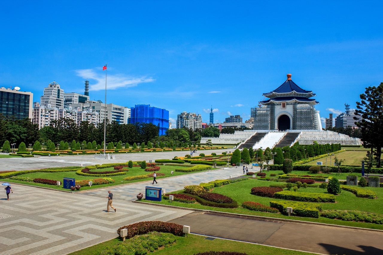 Taivanas,  Architektūra,  Žymus Objektas,  Azijoje,  Lauko,  Memorialinė Salė,  Kelionė,  Turizmas,  Sodas,  Parkas