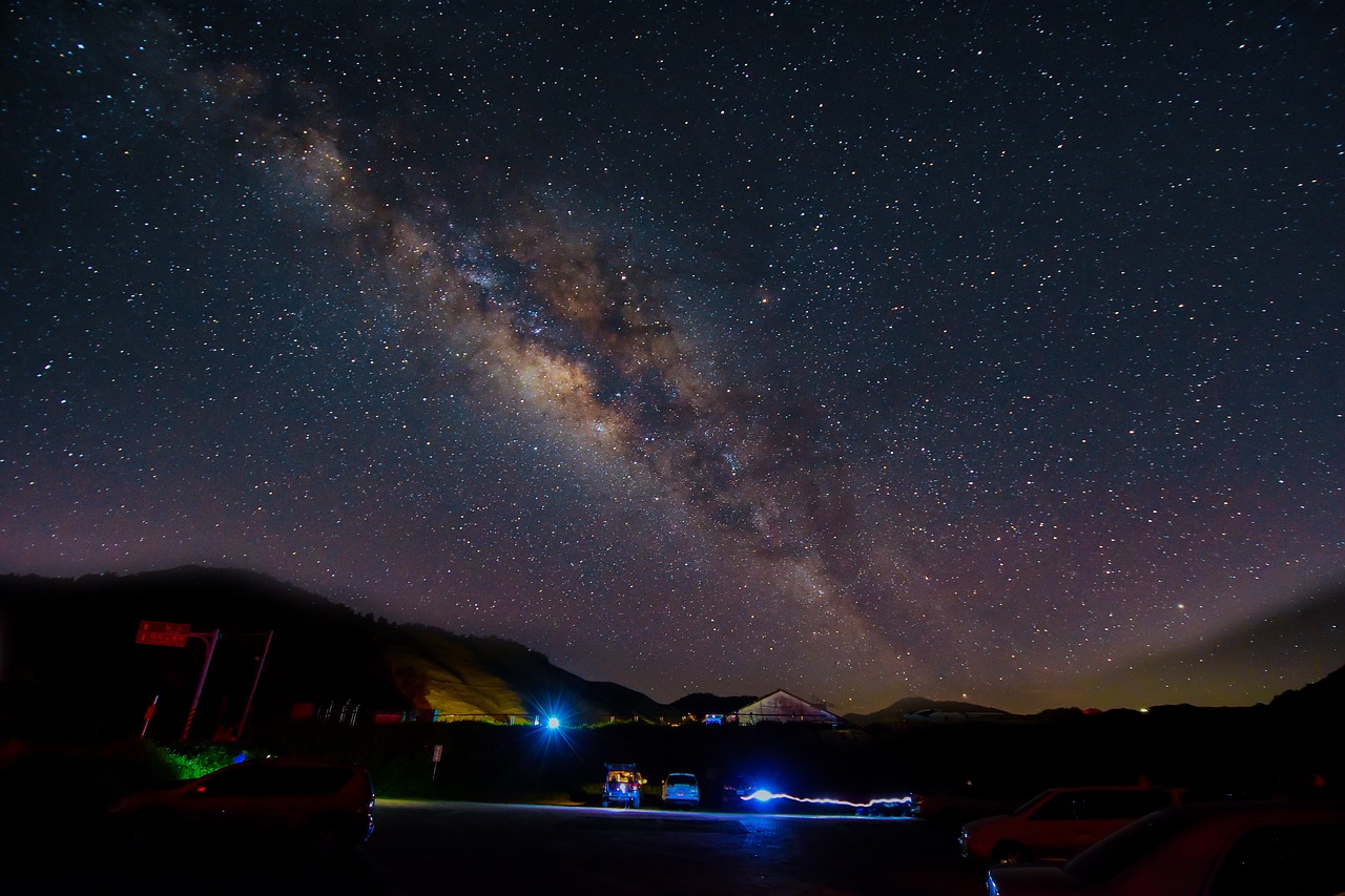 Taivano Hehuan Kalnas, Galaktika, Naktinis Vaizdas, Nemokamos Nuotraukos,  Nemokama Licenzija