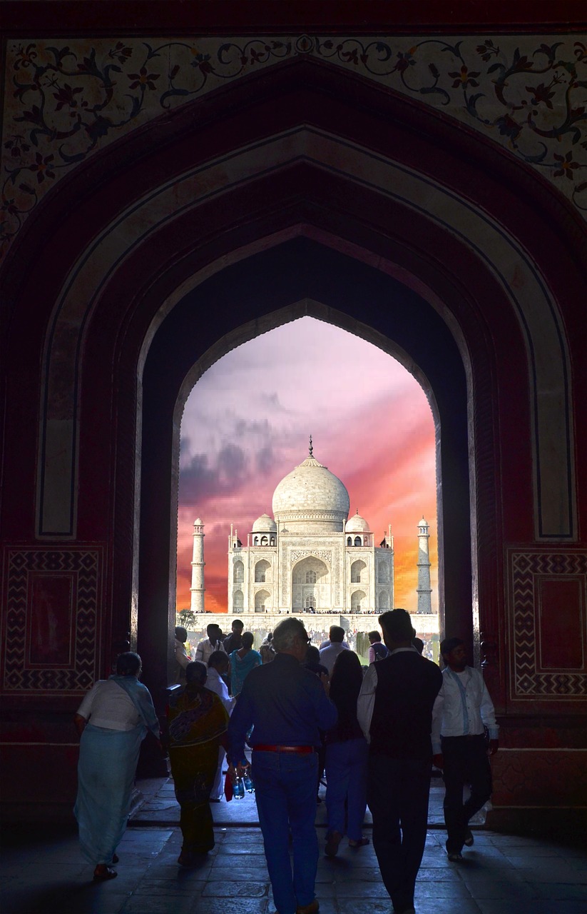 Taj,  Taj Mahal,  Architektūra,  Agra,  Garsus,  Paminklas,  Kelionė,  Vartai, Nemokamos Nuotraukos,  Nemokama Licenzija