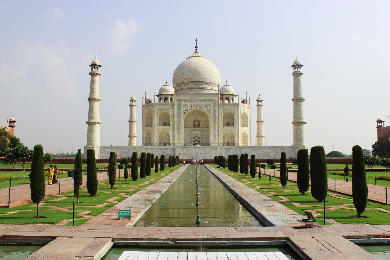 Taj Mahal, Indija, Architektūra, Taj, Mahal, Orientyras, Kelionė, Turizmas, Žinomas, Stebuklas