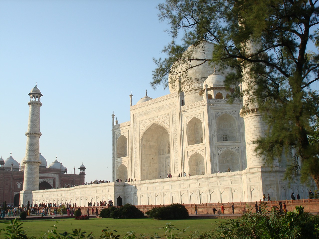 Taj Mahal, Indija, Agra, Architektūra, Pastatas, Orientyras, Miestas, Istorinis, Architektūros Dizainas, Struktūra