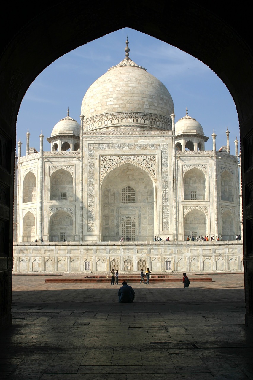 Taj Mahal, Indija, Agra, Kapas, Architektūra, Veranda, Moghalas, Paminklas, Marmuras, Nemokamos Nuotraukos