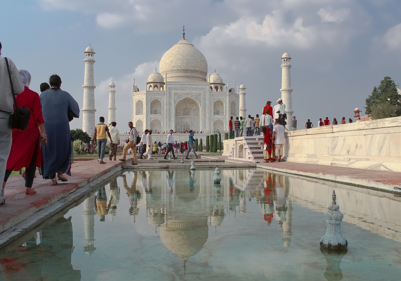 Taj Mahal, Indija, Monu, Taj, Mahal, Agra, Asija, Architektūra, Marmuras, Mauzoliejus