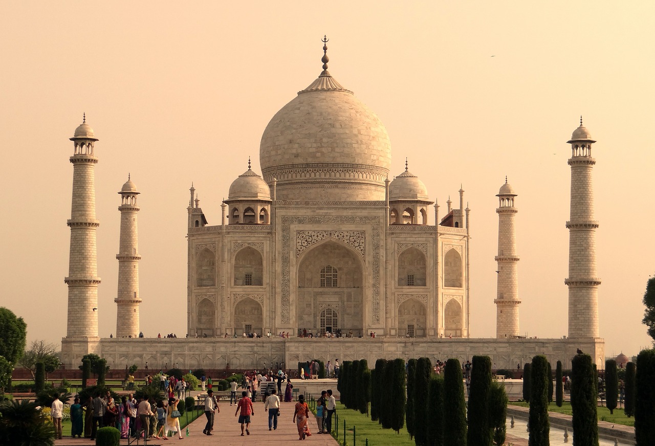 Taj Mahal, Unesco Svetainė, Pasaulio Stebuklas, Baltas Marmuras, Paminklas, Paminklas, Architektūra, Mughals, Agra, Indija