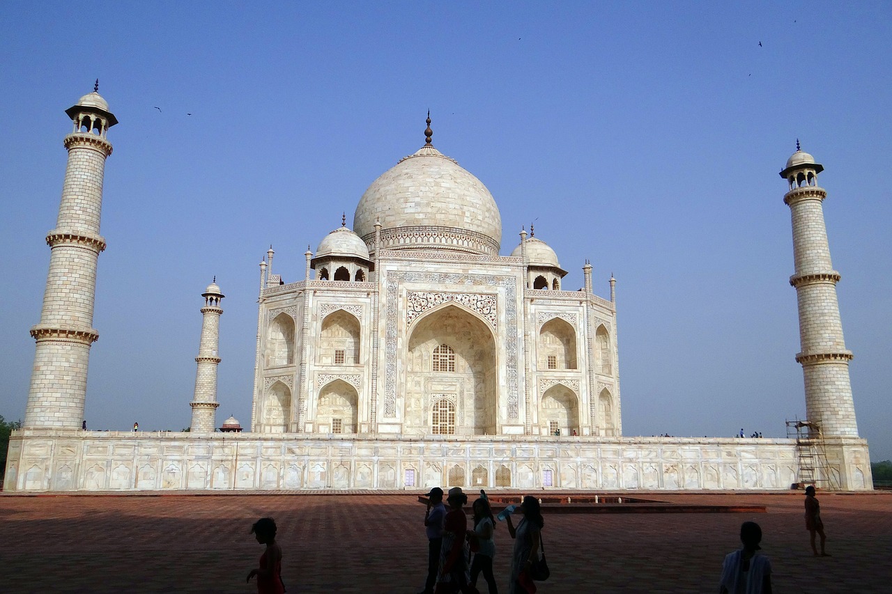 Taj Mahal, Unesco Svetainė, Pasaulio Stebuklas, Baltas Marmuras, Paminklas, Paminklas, Architektūra, Mughals, Agra, Indija