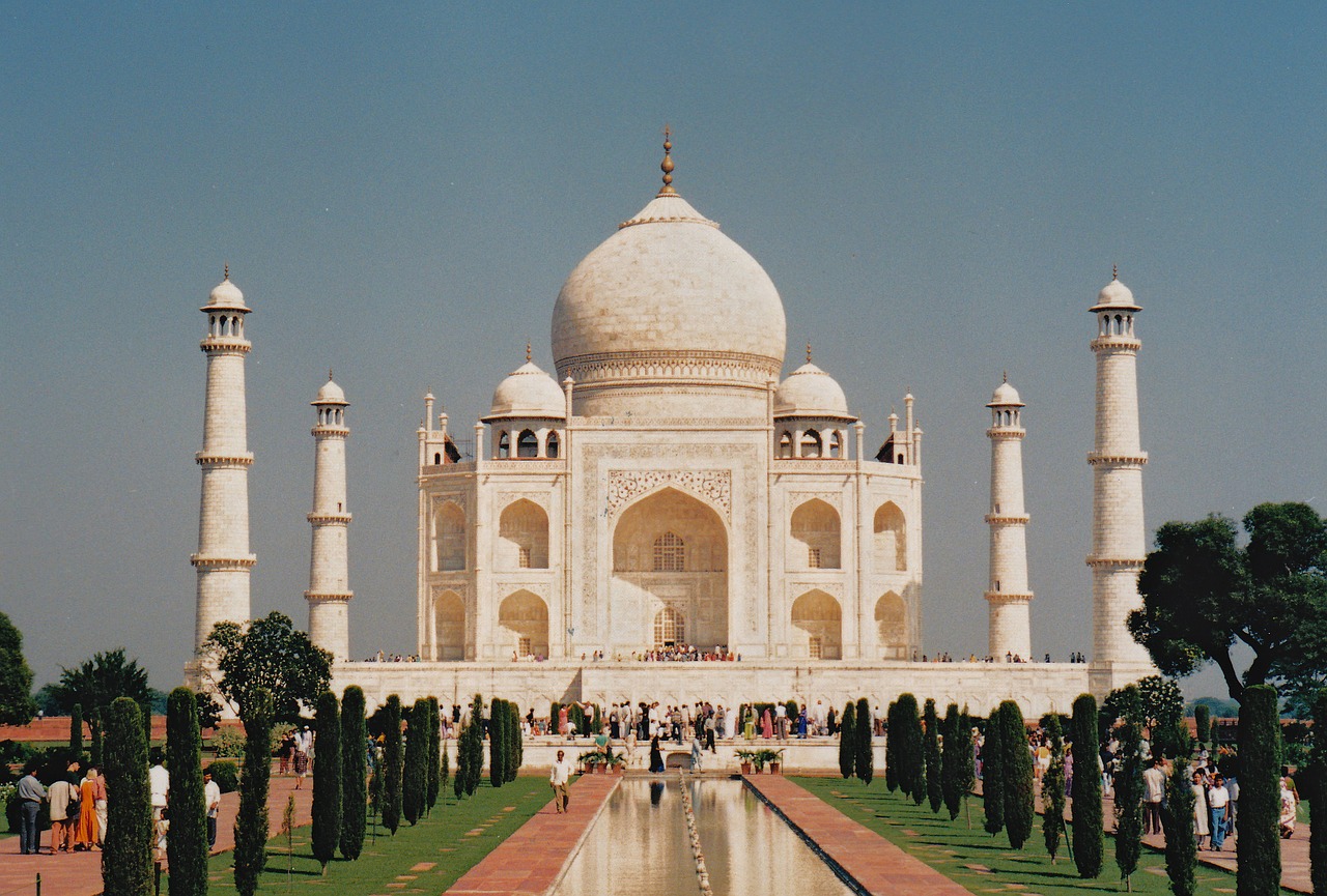 Taj Mahal, Mauzoliejus, Orientyras, Indija, Gražus, 7 Stebuklai, Agra, Architektūra, Dizainas, Senovės