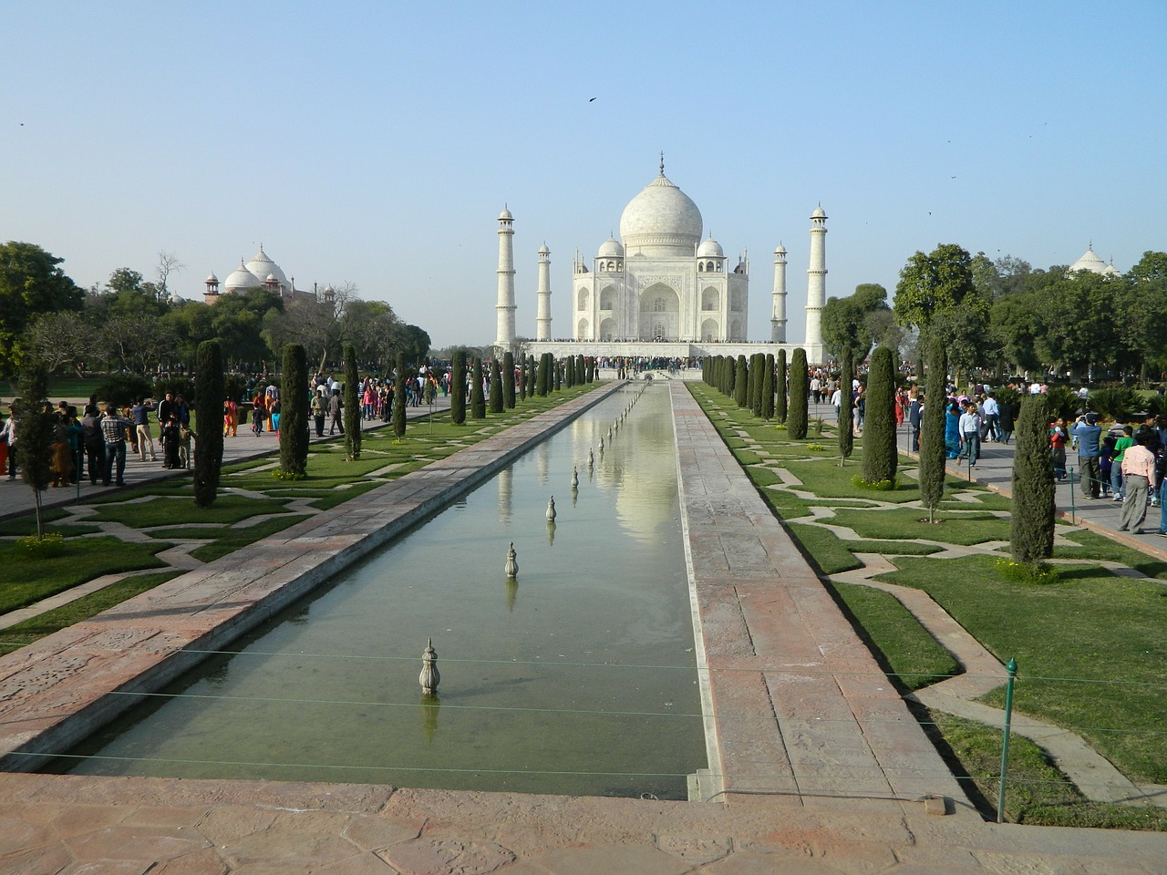 Taj Mahal, Indija, Mahal, Architektūra, Marmuras, Asija, Paminklas, Kapas, Kupolas, Turizmas