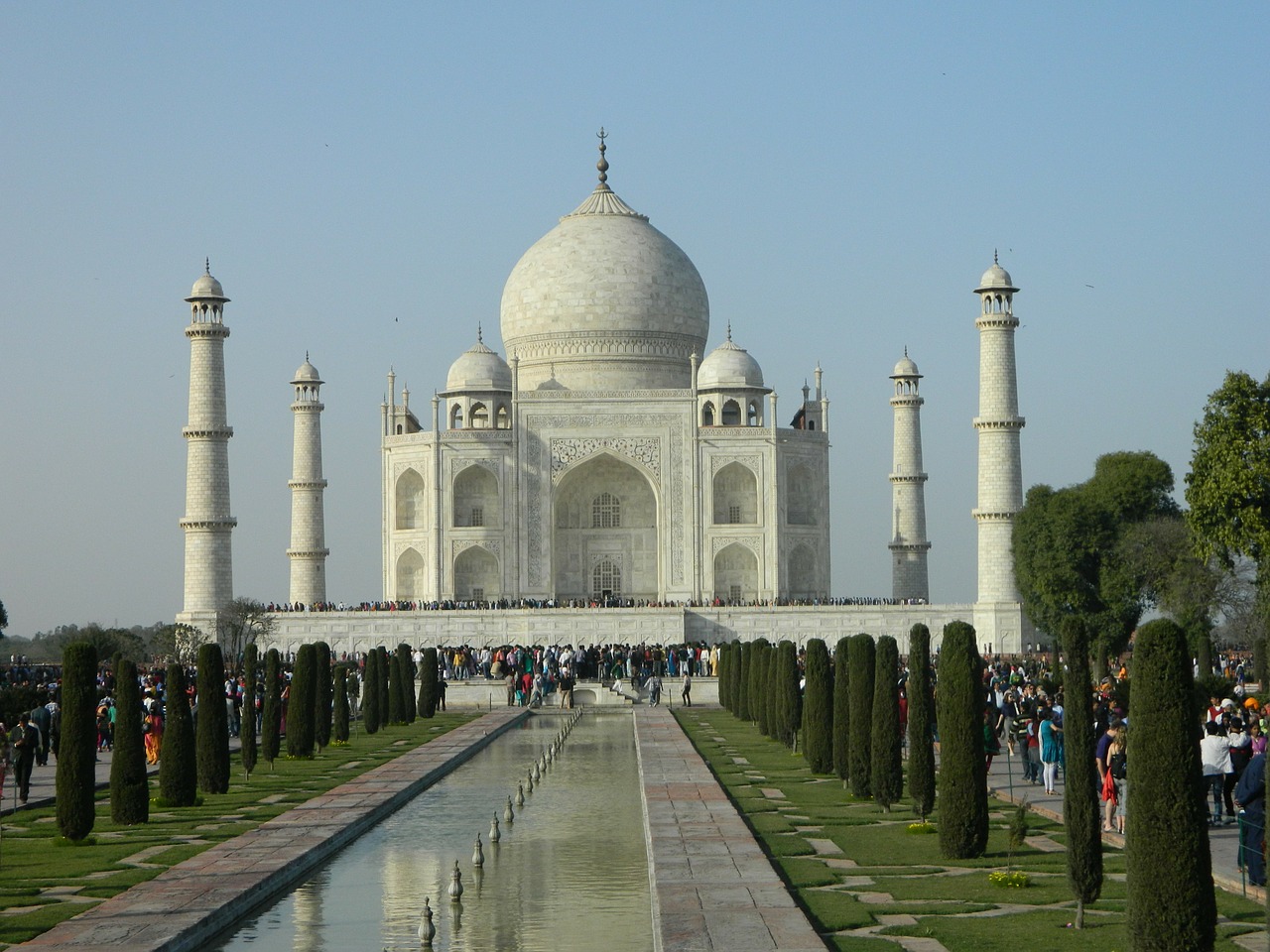 Taj Mahal, Indija, Mahal, Architektūra, Asija, Marmuras, Paminklas, Kupolas, Turizmas, Indijos