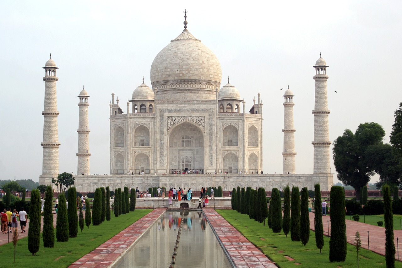 Taj Mahal, Mauzoliejus, Marmuras, Balta, Architektūra, Istorinis, Orientyras, Kapas, Kultūra, Bokštas