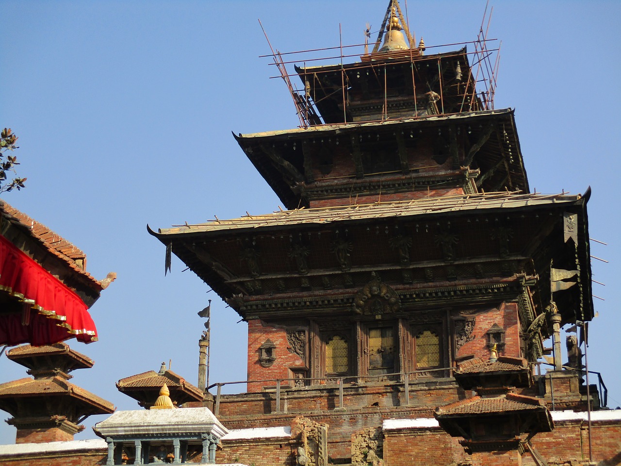 Taleju, Šventykla, Dievo Bhawani, Katmandu, Durbar Aikštė, Hanumandhoka Durbar Aikštė, Istorinė Vieta, Senovės, Kultūra, Asija