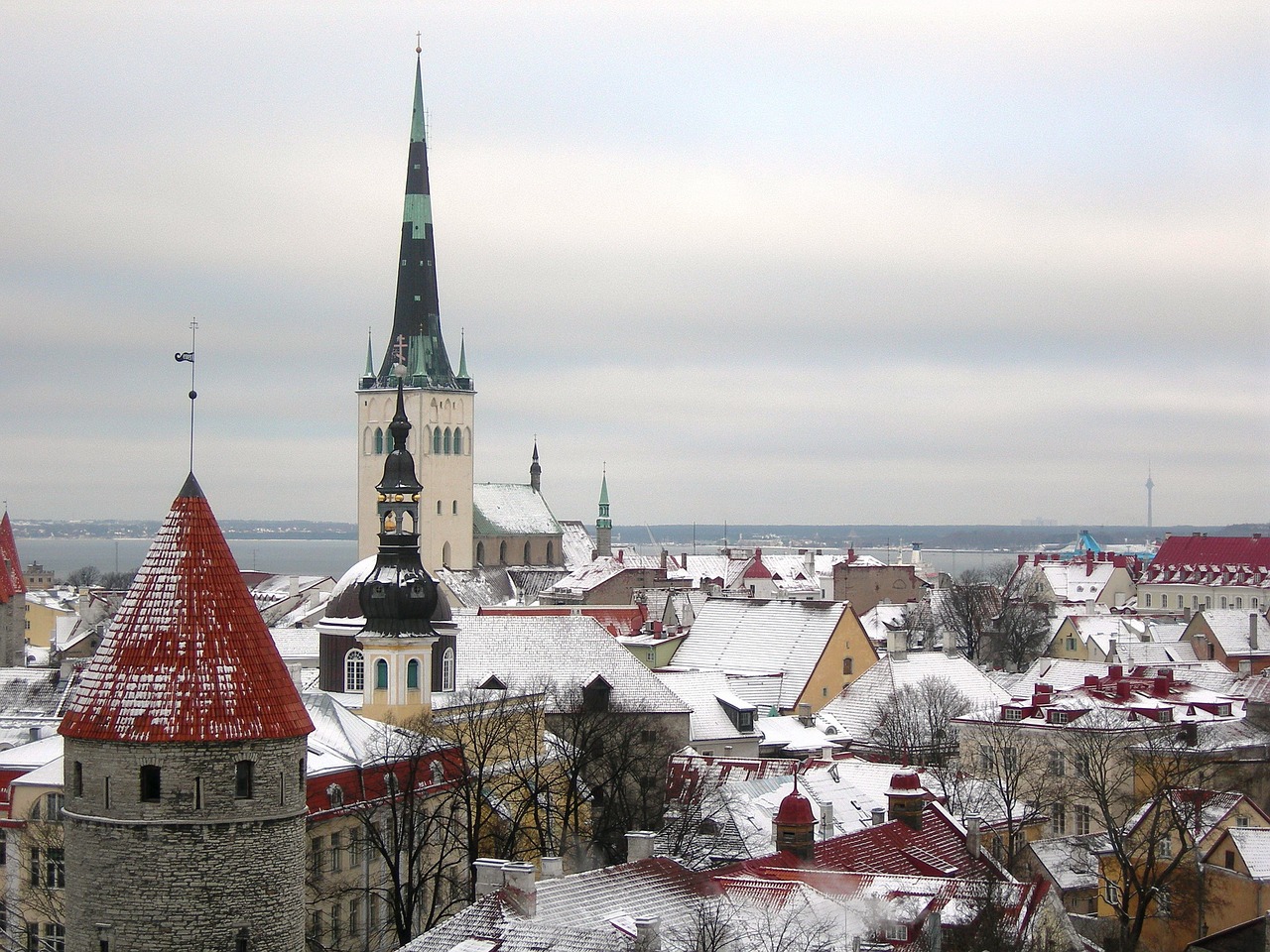 Tallinn, Estonia, Žiema, Grožis, Baltijos Jūra, Dangus, Kelionė, Debesys, Nemokamos Nuotraukos,  Nemokama Licenzija