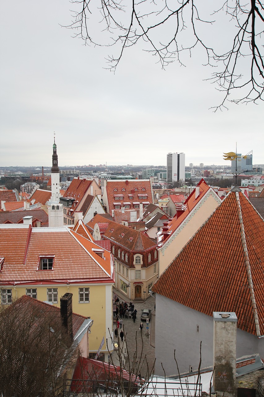 Tallinn, Stogas, Raudona, Nemokamos Nuotraukos,  Nemokama Licenzija