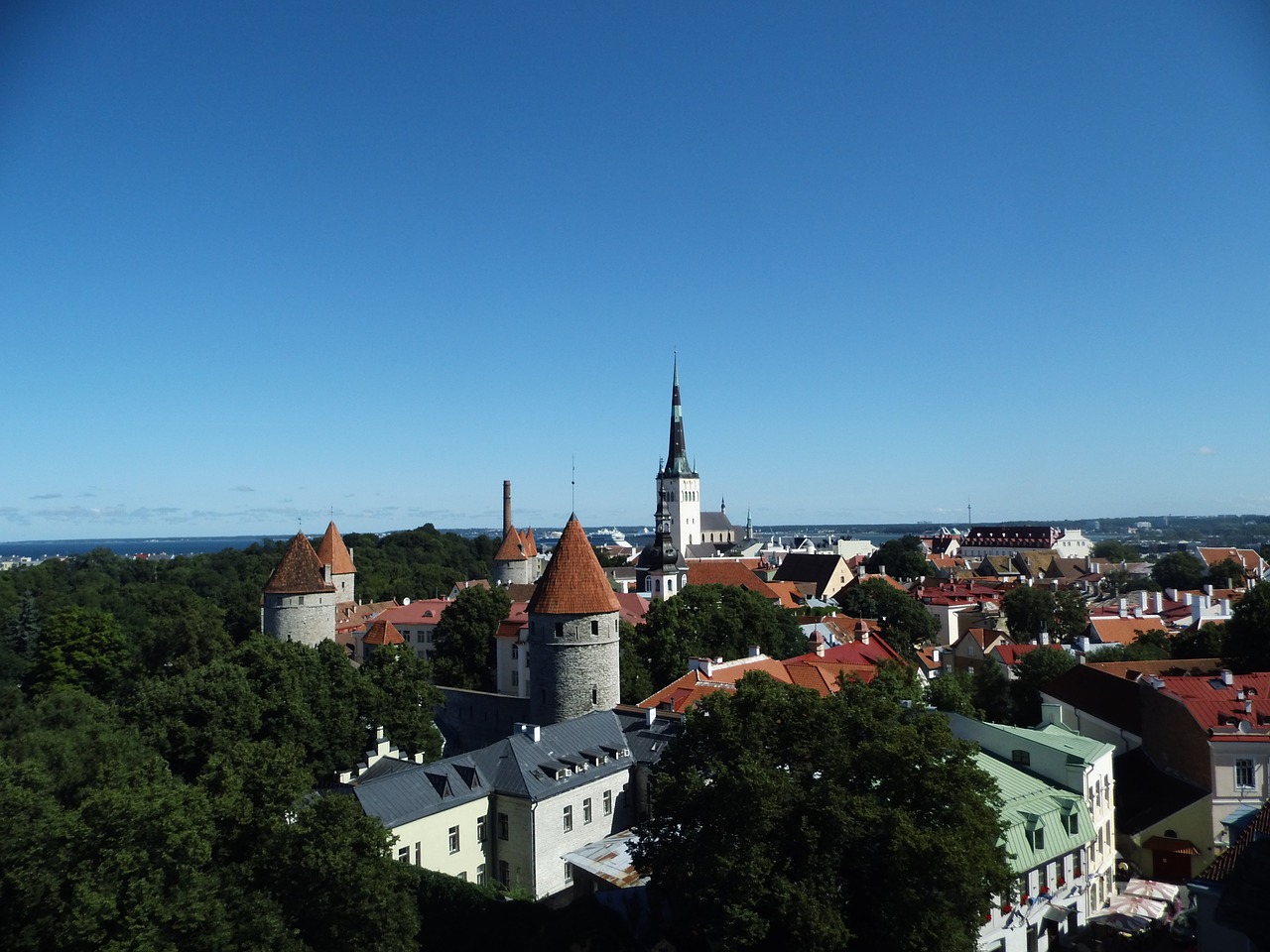 Tallinn, Estonia, Panorama, Miestas, Nemokamos Nuotraukos,  Nemokama Licenzija