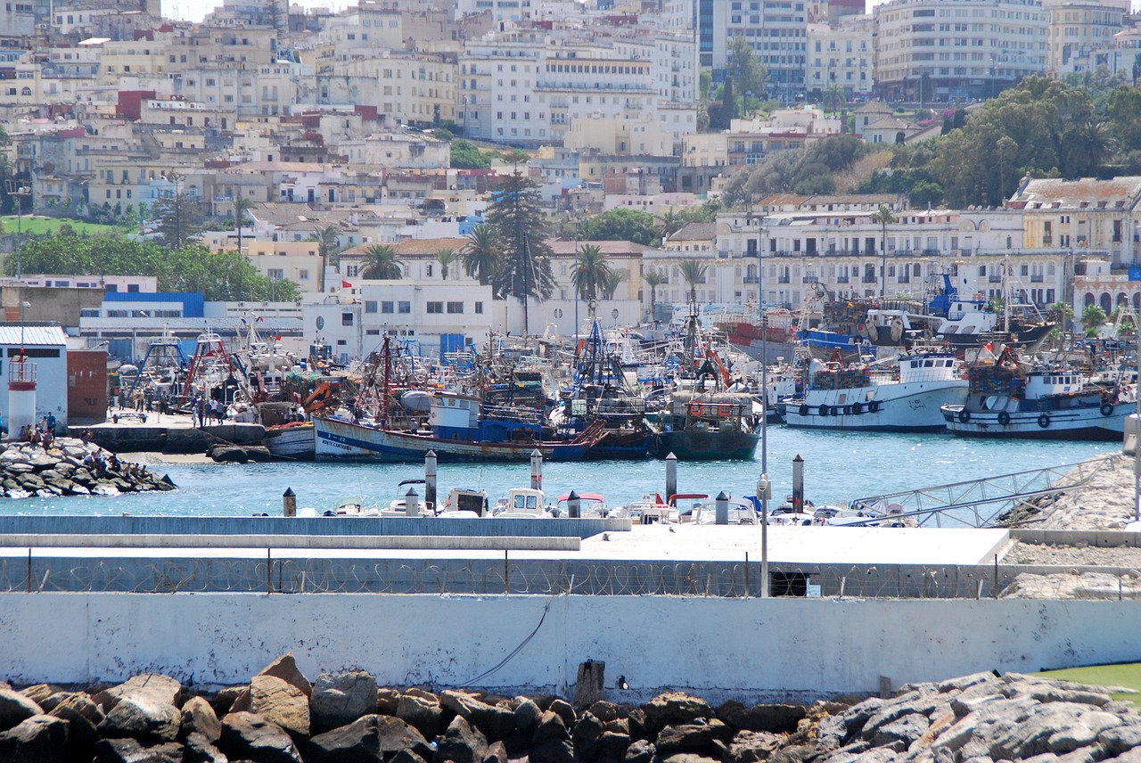 Tanger, Marokas, Laivai, Žvejybos Laivai, Panorama, Miestas, Jūra, Uostas, Nemokamos Nuotraukos,  Nemokama Licenzija
