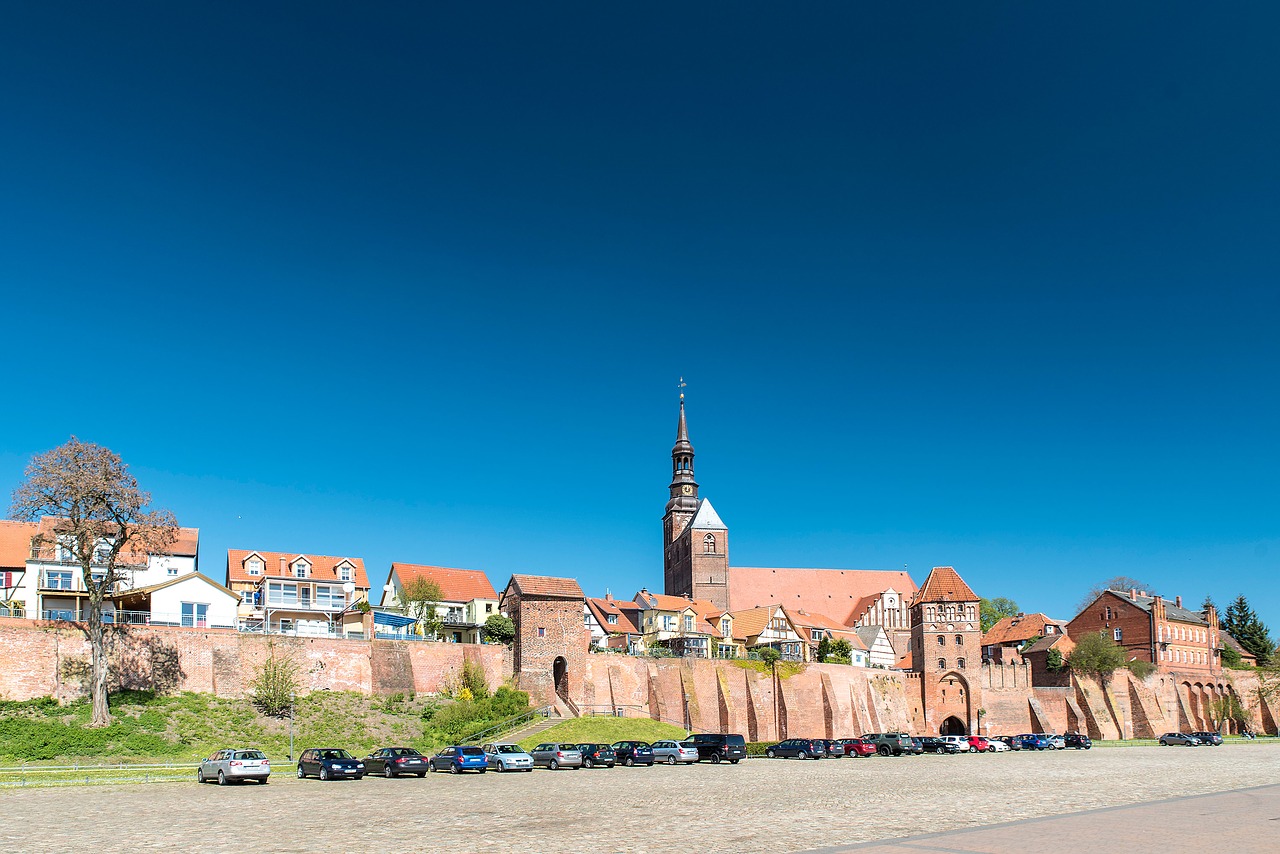 Tangermünde, Hanzos Miestas, Senamiestis, Uostas, Plyta, Elbe, Grete Minde, Vasara, Tanger, Saksonija-Anhaltas