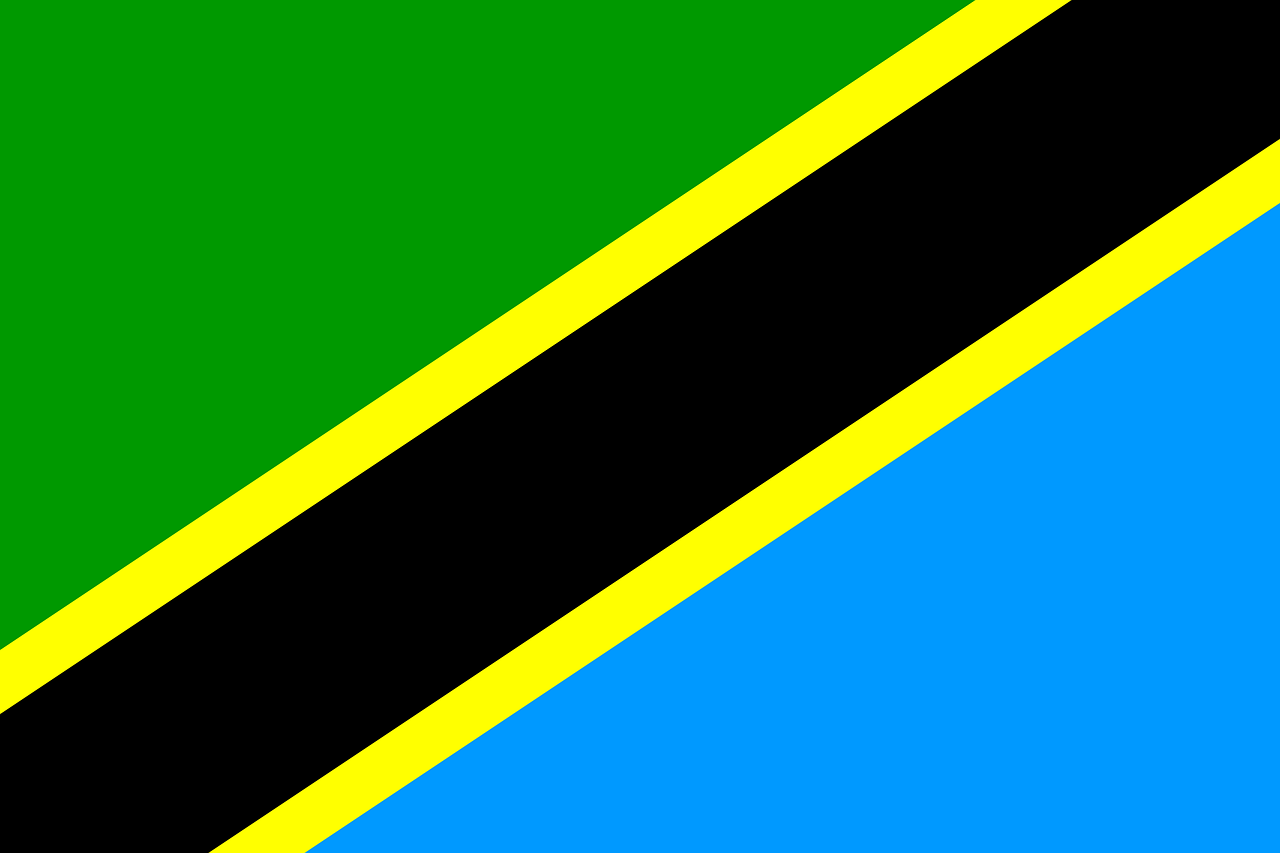 Tanzanija, Vėliava, Nacionalinis, Šalis, Simbolis, Tauta, Ženklas, Nemokama Vektorinė Grafika, Nemokamos Nuotraukos,  Nemokama Licenzija
