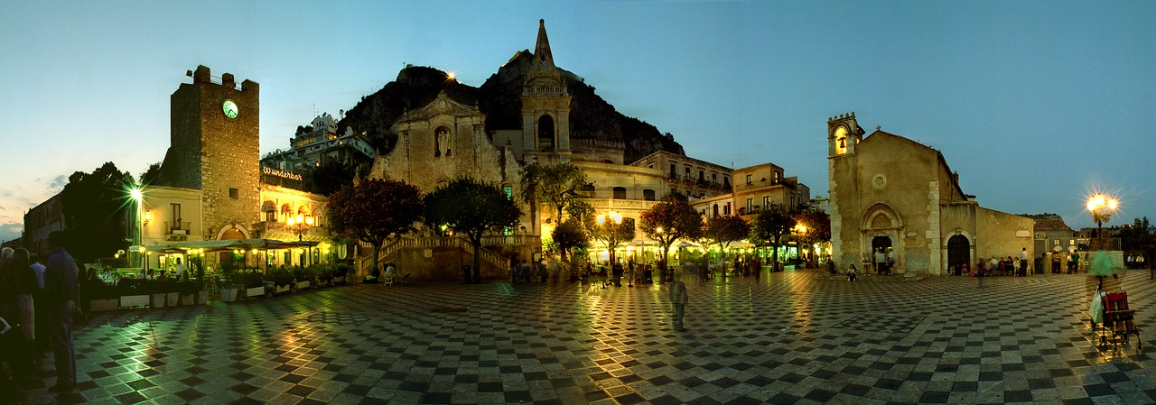 Taormina, Italy, Sicilija, Kelionė, Sicilų Kalba, Panorama, Nemokamos Nuotraukos,  Nemokama Licenzija