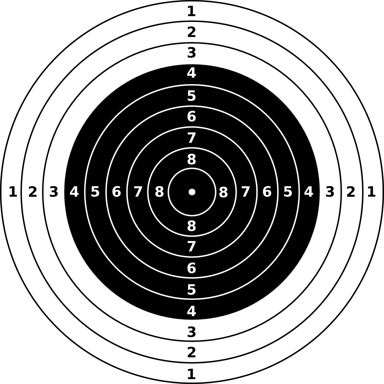 Tikslai, Bulio Akis, Rifle, Pistoletas, Šaudymas, Tikslumas, Tikslas, Tikslas, Pistoletas, Nemokama Vektorinė Grafika