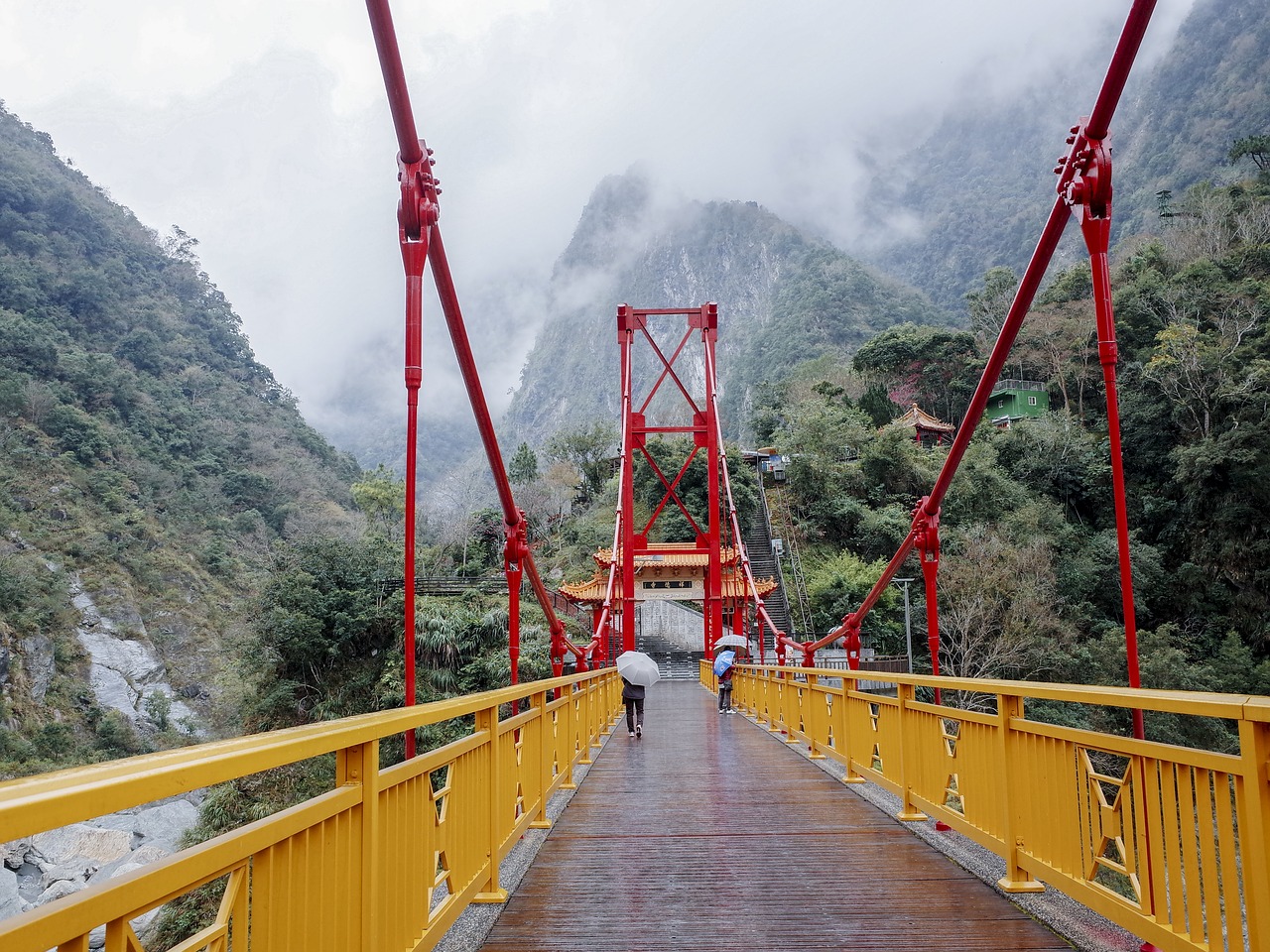 Taroko, Motinos Tiltas, Lietus, Skėtis, Nemokamos Nuotraukos,  Nemokama Licenzija