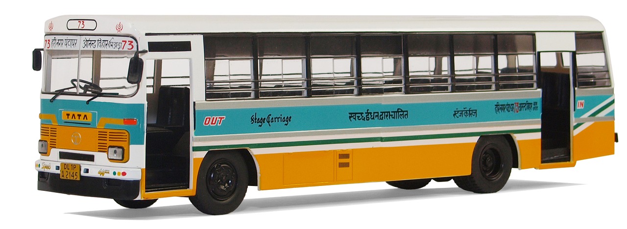 Tata, Lpo 1512, Miesto Miesto Autobusas, Naujasis Delis, 1990, Indija, Autobusai, Surinkti, Hobis, Modeliniai Automobiliai