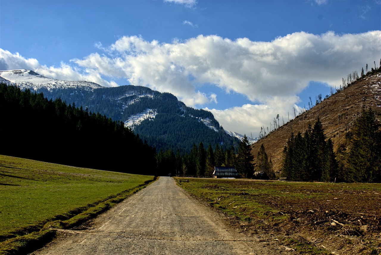 Tatry, Kościeliska Slėnis, Žiema, Pavasaris, Turizmas, Vakarų Tatras, Kraštovaizdis, Gamta, Akmenys, Vaizdas