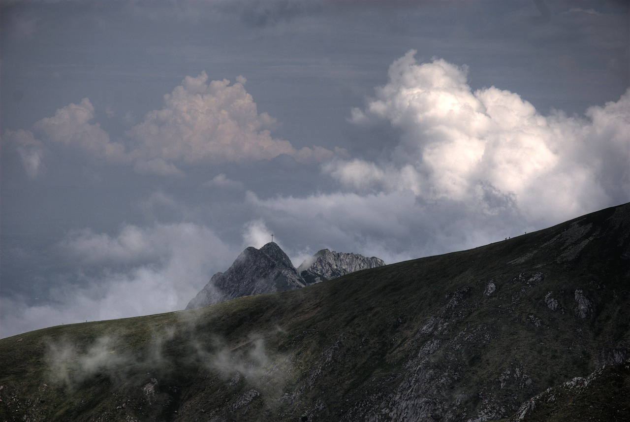 Tatry, Lenkija, Czerwone Wierchy, Miškas, Kalnai, Vistas, Kraštovaizdis, Viršūnės, Dangus, Debesys