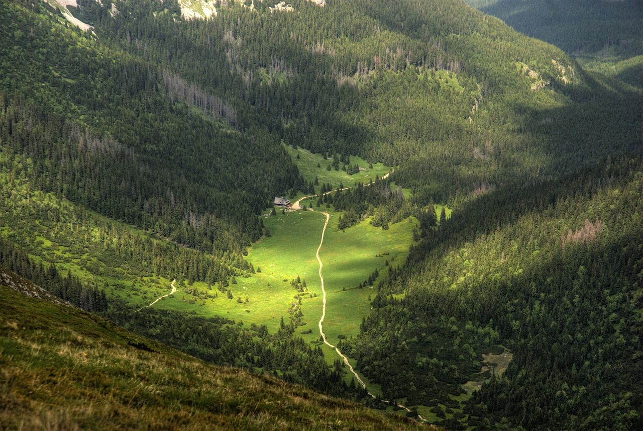 Tatry, Lenkija, Czarwone Slėniai, Kalnai, Vistas, Kraštovaizdis, Viršūnės, Dangus, Debesys, Gamta