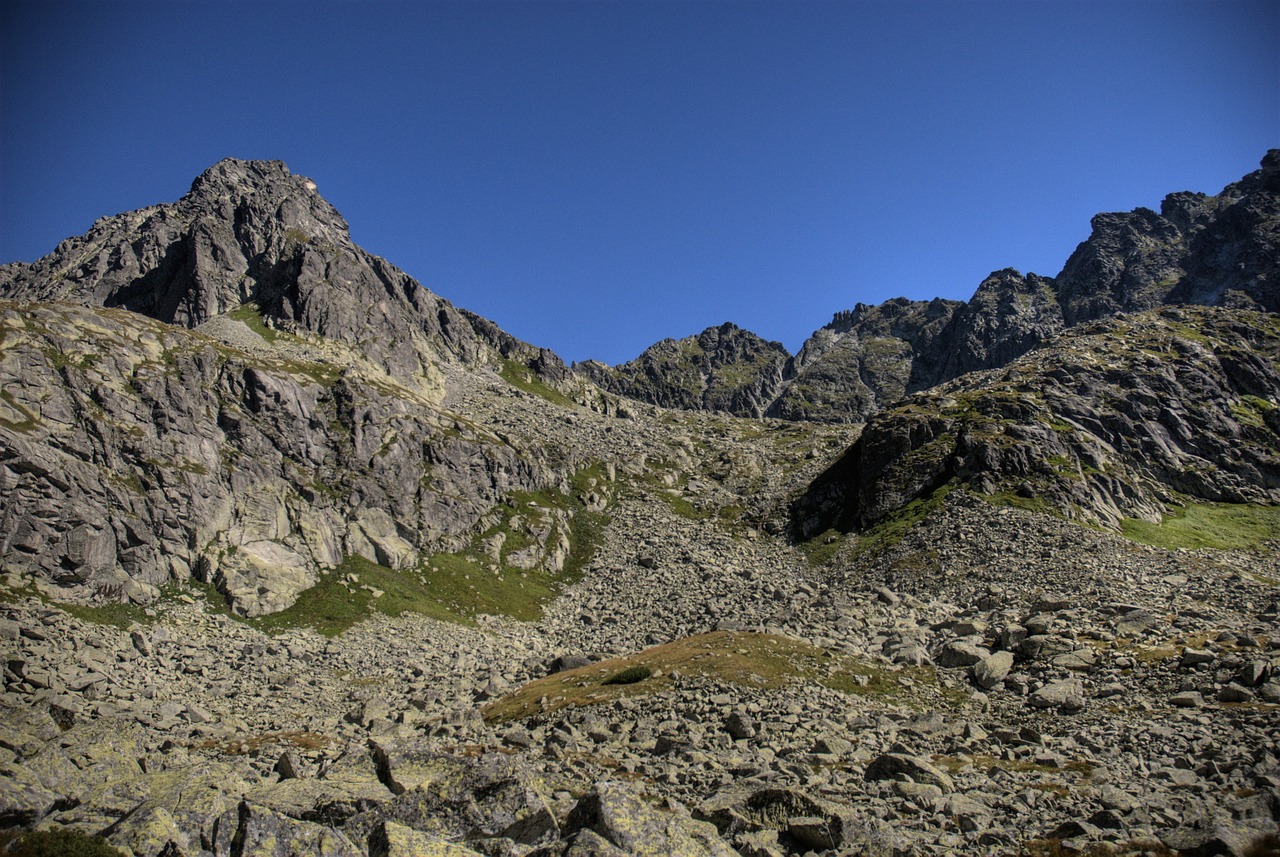 Tatry, Bystre Sedlo, Slovakija, Kalnai, Vistas, Kraštovaizdis, Viršūnės, Dangus, Debesys, Gamta