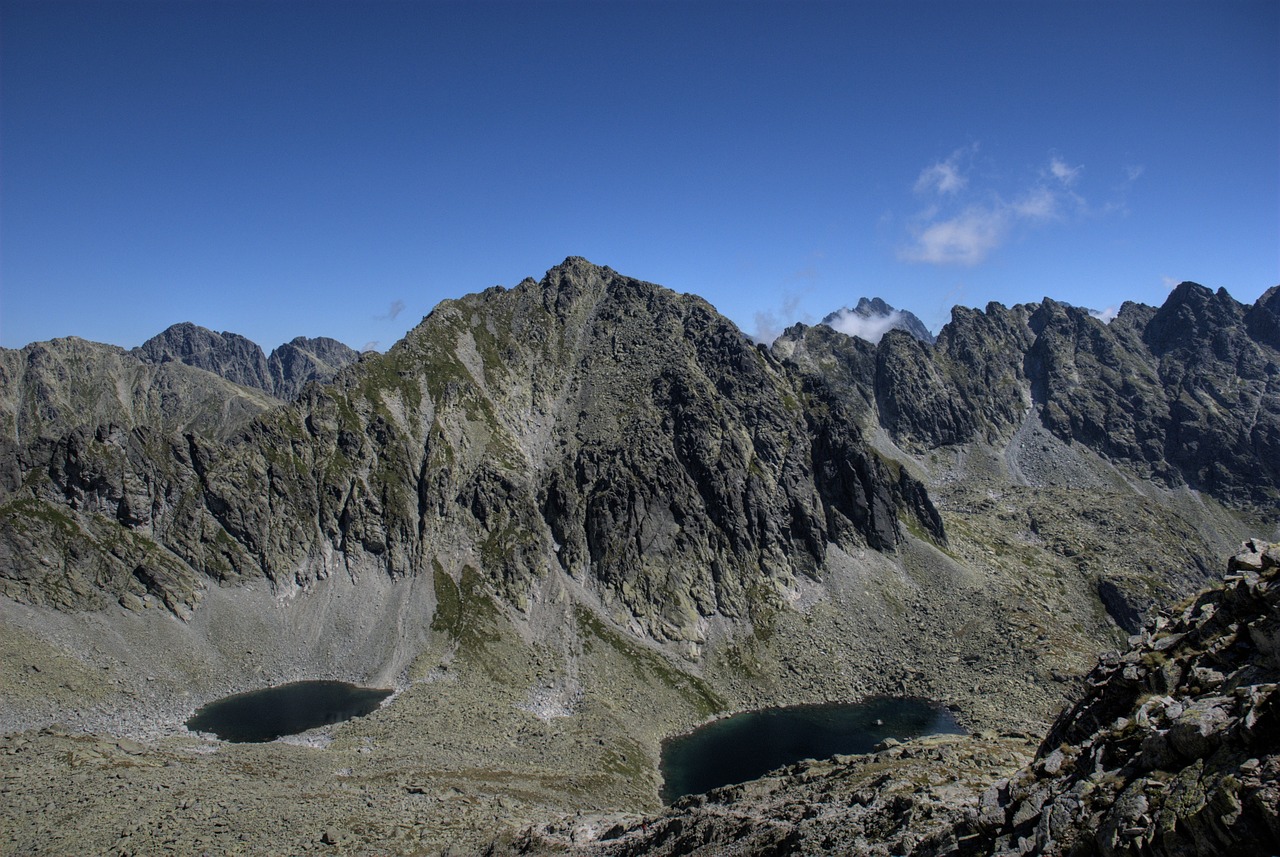 Tatry, Bystre Sedlo, Slovakija, Kalnai, Vistas, Kraštovaizdis, Viršūnės, Dangus, Debesys, Gamta