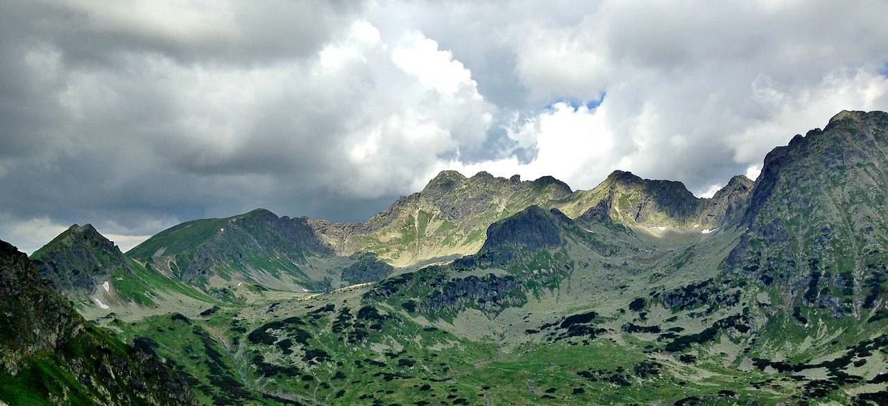 Tatry, Kalnai, Slėnis Iš Penkių Tvenkinių, Kraštovaizdis, Aukštas Tatras, Debesys, Audra, Gamta, Audros Debesys, Grožis