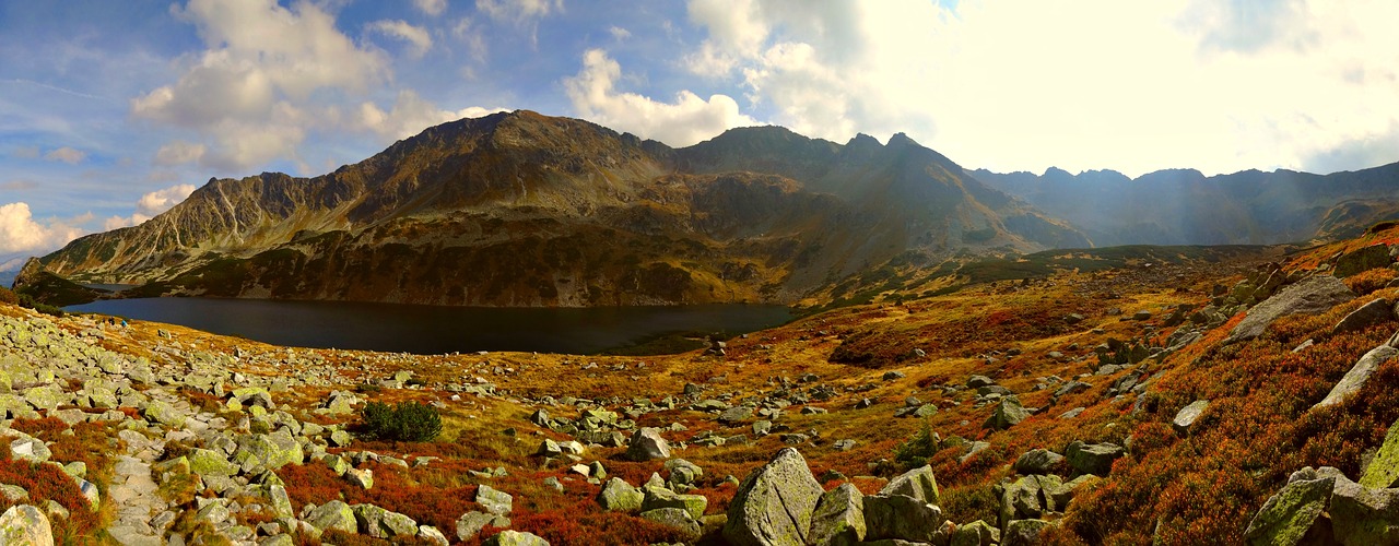 Tatry, Kalnai, Ruduo, Kraštovaizdis, Aukštas Tatras, Lenkija, Gamta, Nacionalinis Parkas, Slėnis Iš Penkių Tvenkinių, Vaizdingai