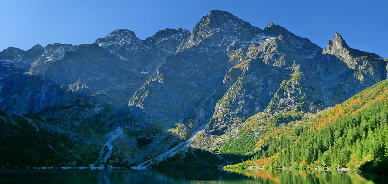 Tatry, Kalnai, Morskie Oko, Aukštas Tatras, Kraštovaizdis, Gamta, Lenkija, Kalnų Grožis, Ruduo, Nemokamos Nuotraukos