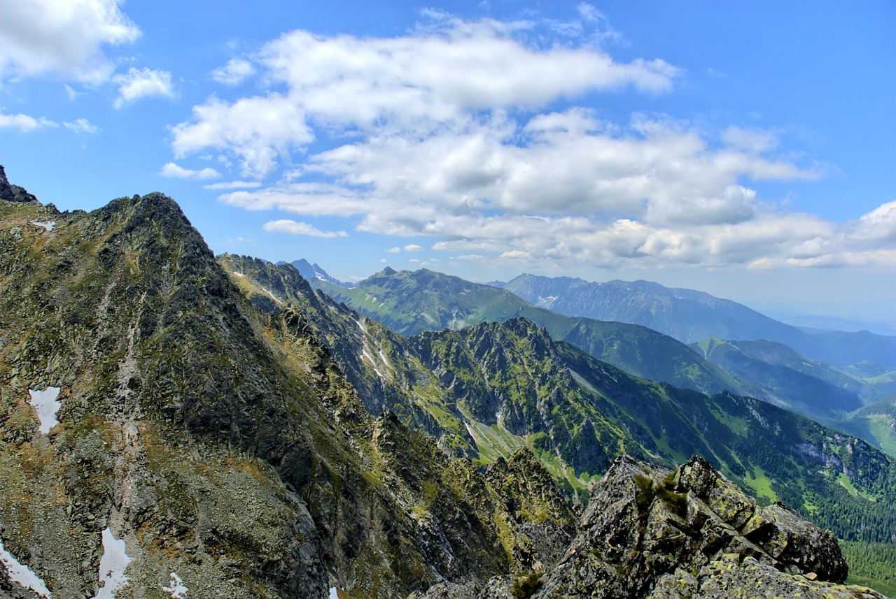 Tatry, Slovakija, Kraštovaizdis, Vaizdas Iš Viršaus, Kalnai, Vaizdas, Gamta, Kalnas, Dangus, Ėrienos Viršūnių Susitikimas