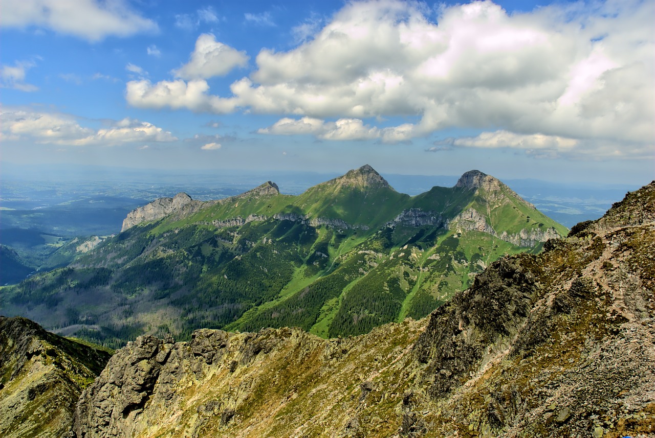 Tatry, Slovakija, Kraštovaizdis, Vaizdas Iš Viršaus, Kalnai, Vaizdas, Gamta, Kalnas, Dangus, Ėrienos Viršūnių Susitikimas