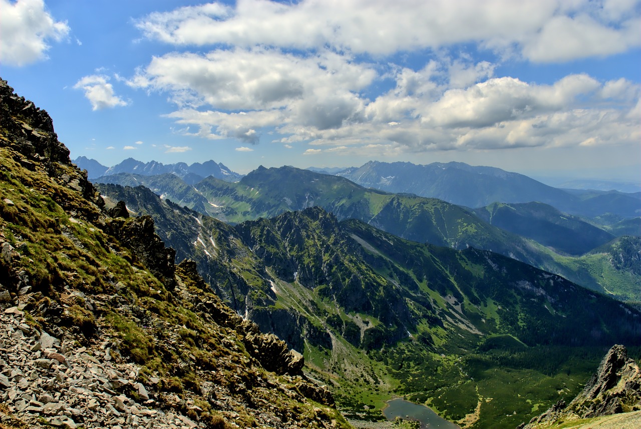 Tatry, Slovakija, Kraštovaizdis, Vaizdas Iš Viršaus, Kalnai, Vaizdas, Gamta, Kalnas, Dangus, Ėrienos Viršūnių Susitikimas