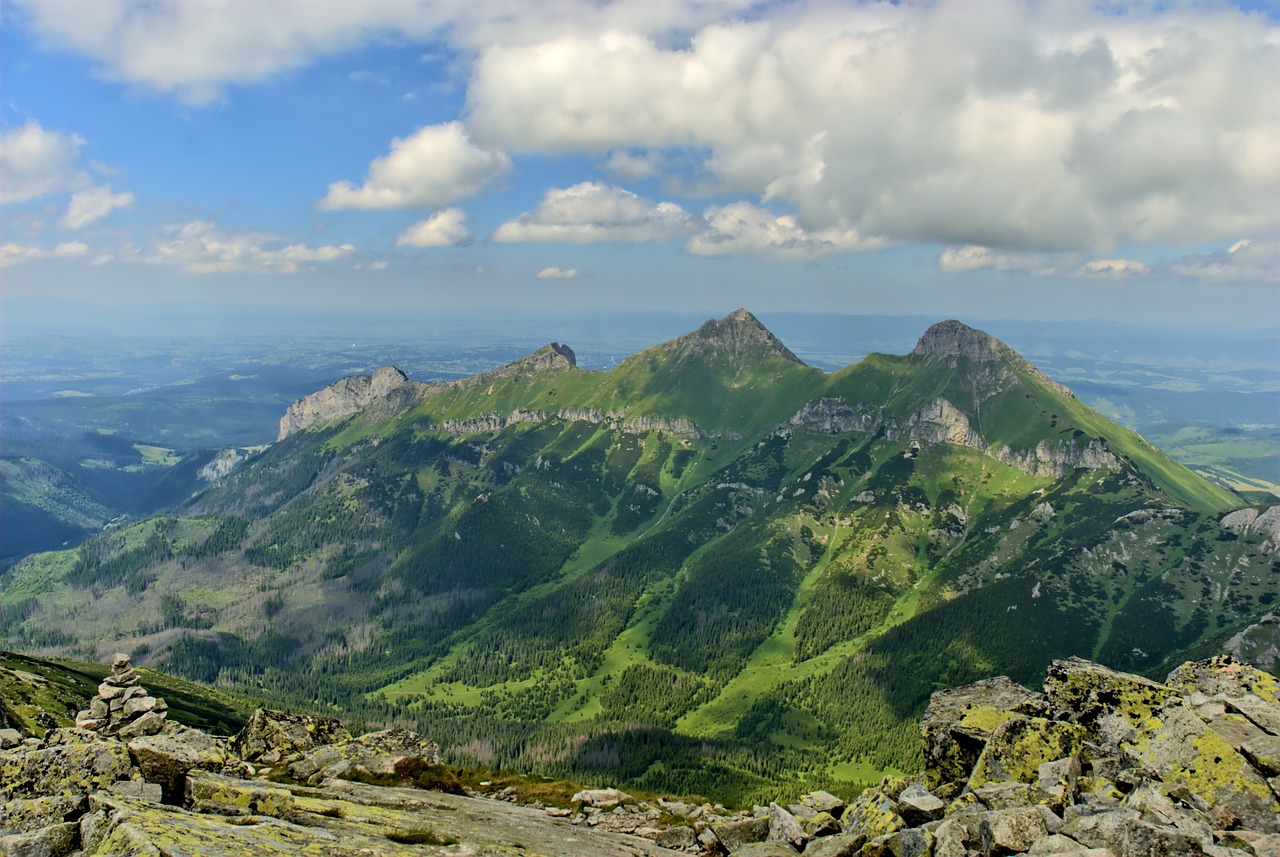 Tatry, Slovakija, Kraštovaizdis, Vaizdas Iš Viršaus, Kalnai, Vaizdas, Gamta, Kalnas, Dangus, Ėrienos Viršūnių Susitikimas